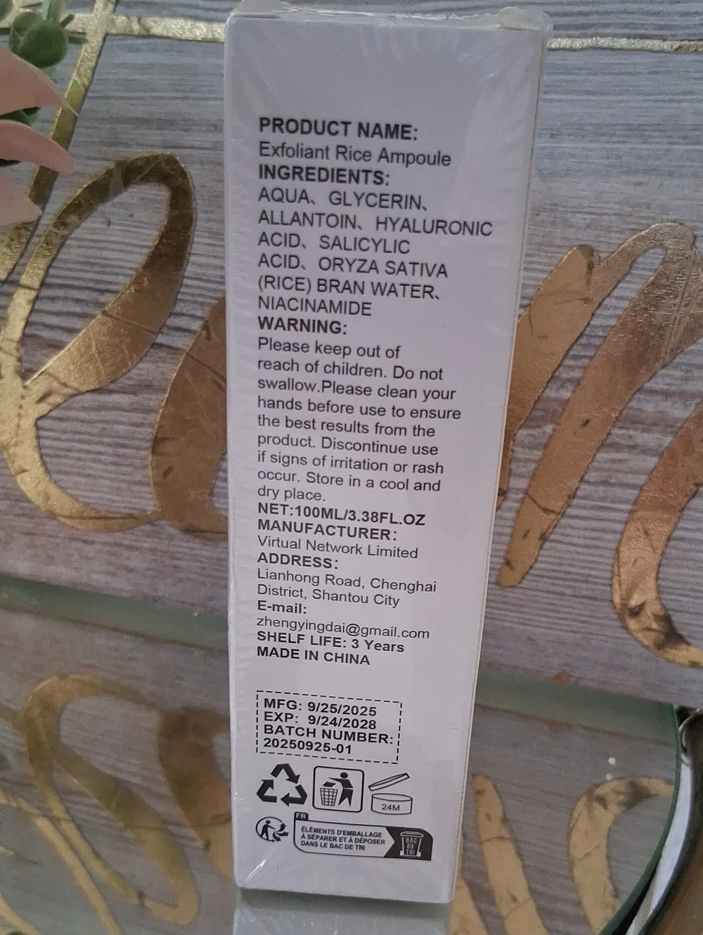 Exfoliant Rice Ampoule